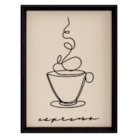 Framed Espresso Cup, 12x16