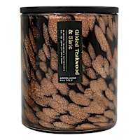 Gilded Teakwood & Slate Scented Confetti Glass Jar Candle, 9.3oz