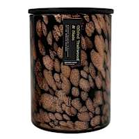 Gilded Teakwood & Slate Scented Confetti Glass Jar Candle, 17.6oz