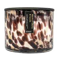Smoked Cherry & Suede Scented Confetti Glass Jar Candle, 23.5oz