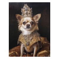 12X16 Victorian Chihuahua Canvas Wall Art