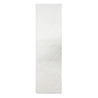 C210 Rabbit Faux Fur Runner Ivry 2X7