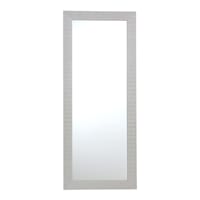 Light Grey Ripple Leaner Mirror, 24x58