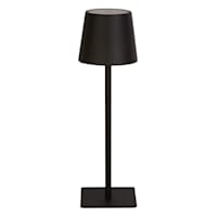 Black Indoor & Outdoor USB Portable Rechargeable Lamp