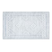 Charlotte Ivory & Blue Tahari Diamond Accent Rug, 24x44
