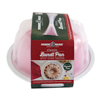 Nordic Ware Holiday Red Bundt Pan with Cake Keeper
