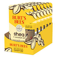 Burts Bees Shea Lip Balm Coconut Oil Paper Tube