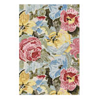 (A527) Jane Multicolor Floral Area Rug, 5x7