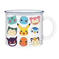 Pokemon Multi-Face Ceramic Camper Mug, 20oz