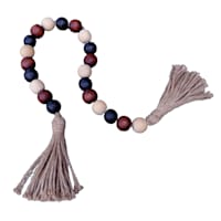 37In Multicolor Wood Beaded Garland