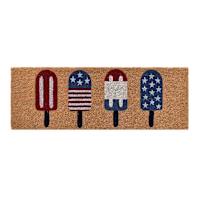 Americana Popsicles Coir Mat, 10x30