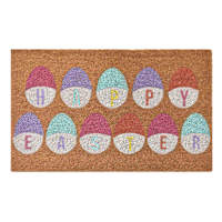 Bunny Brights Multicolor Easter Egg Coir Mat, 18x30