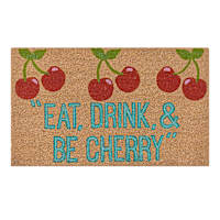 Eat Drink Be Cherry Coir Mat, 18x30