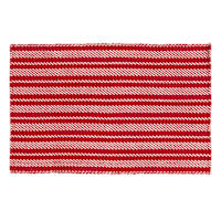 Homespun Easter Red Twill Woven Pet Layering Rug, 24x36