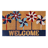 Welcome Whirligigs Coir Mat, 18x30