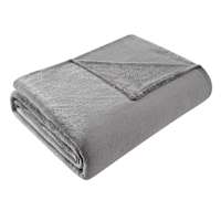 Honeybloom Grey Oversized Family Blanket, 120"