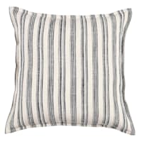 2-Pack Striped Woven Throw Pillow with Flange, 24"