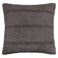 2-Pack Dark Grey Textured Woven Throw Pillow, 24"