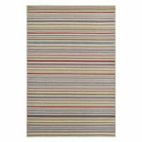(E531) Magic Multicolor Striped Outdoor Area Rug, 8x10