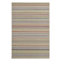 (E531) Magic Multicolor Striped Outdoor Accent Rug, 3x5