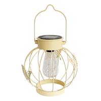 Sunny Club Yellow Butterfly Outdoor Solar Lantern