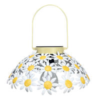 Sunny Club Daisy Hanging Outdoor Solar Lantern