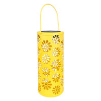 Sunny Club Yellow Flower Outdoor Lantern, 10"