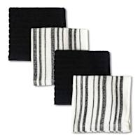 Set of 4 Blue Lakewood Reversible Terry Dish Cloth