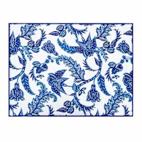 Blue Batik Print Drying Mat