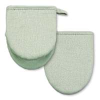 Set of 2 Green Silicone Mini Mitts