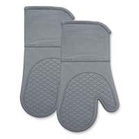 Grey Silicone Oven Mitt