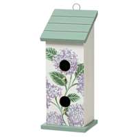 Providence Floral Printed Birdhouse, 14"