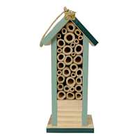 Honeybloom Wooden Insect House, 7.4"