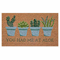 You Had Me Aloe Coir Mat, 18x30