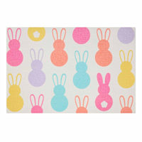 Bunny Brights Bunnies Antifatigue Kitchen Mat, 20x30