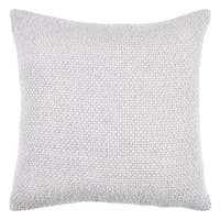 2-Pack Grey Soft Textured Woven Throw Pillow, 18"