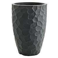 Japi Black Prisma Outdoor Planter, Medium