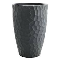 Japi Black Prisma Outdoor Planter, Large