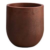 Japi Rust Rustic Cask Outdoor Planter, Small