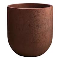 Japi Rust Rustic Cask Outdoor Planter, Medium