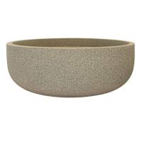 Japi Stone Rustic Bowl Outdoor Planter, 22"
