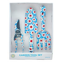 Sunny Club Set of 3 Flower Printed Garden Tools