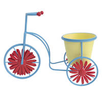 Sunny Club Tricycle Metal Planter, 15"