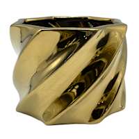 Crosby St. Indoor Ali Gold Planter, 6"