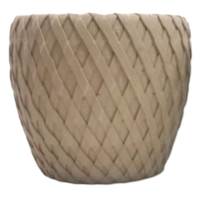 Honeybloom Indoor Lattice Cement Planter, Small