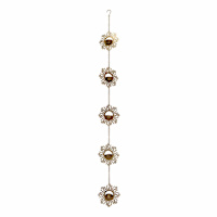 61In Metal Sun Rays Rain Chain