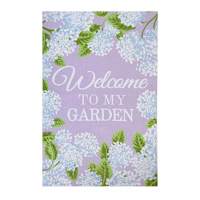 Providence Hydrangea Floral Yard Flag, 18"