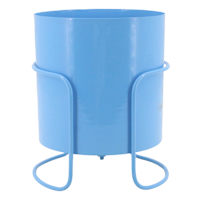 Sunny Club Blue Planter Stand, 8"