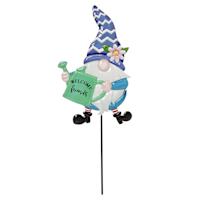 Welcome Friends Gnome Yard Pick, 11.5"