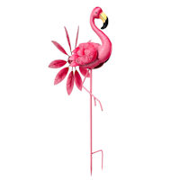 Pink Metal Flamingo Yard Stake, 30"
